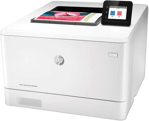 Vista 4 de Impresora HP Color LaserJet Pro M454dw (W1Y45A), Blanco