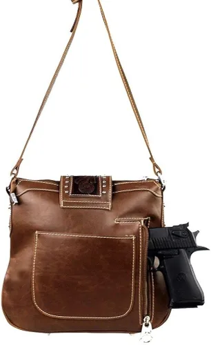 Vista 3 de Concealed Carry Herramentas mensajero cartera y portafoliosBolsa de ocultación arma pistolaHerramentas Crossbody Bolsa con a juego portafolios por