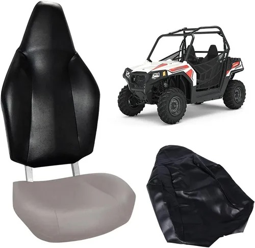 Vista 10 de PIT66 Funda para Asiento Negra Compatible con Honda Fourtrax 300 1988-2000 Funda para Asiento Weather-Resistant Black Replacement Seat Cover with
