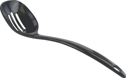 Vista 6 de Reston Lloyd Cuchara ranurada de melamina utensilio de cocina de alta calidad con mango ergonómico resistente al calor, plástico duradero sin BPA