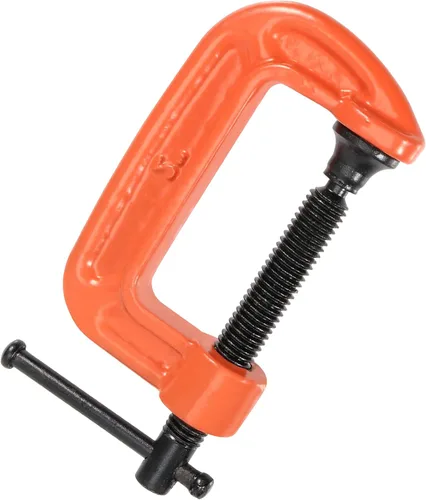 Vista 5 de 16 abrazaderas mini C de 2 pulgadas, abrazadera G de hierro maleable para carpintería, soldadura y construcción, apertura de mandíbula de 2