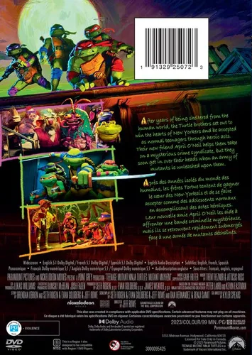 Vista 11 de Teenage Mutant Ninja Turtles Mutant Mayhem DVD