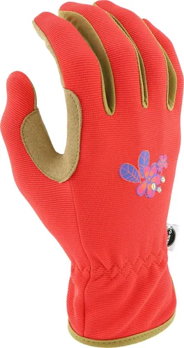 Vista 5 de Miracle-Gro MG86201 Guantes de palma de cuero sintético