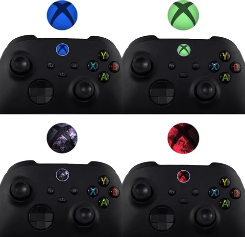 Vista 7 de PlayVital Custom Home Button Power Switch Stickers Skin Cover for Xbox Series X & S, for Xbox One & Xbox One XS Console & Controller, for Xbox One