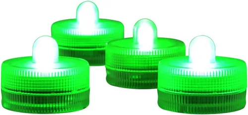 Vista 16 de Luces de Halloween sumergibles cr2032, funciona con pilas, bajo el agua, impermeable, luz de té LED para eventos, centros de mesa, jarrón, floral