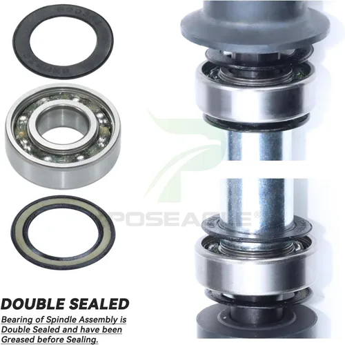 Vista 5 de El kit de montaje de husillo GY21099 previamente engrasado reemplaza el kit de husillo John Deere GY21099 GY20867 GY20592 para John Deere d170 la175