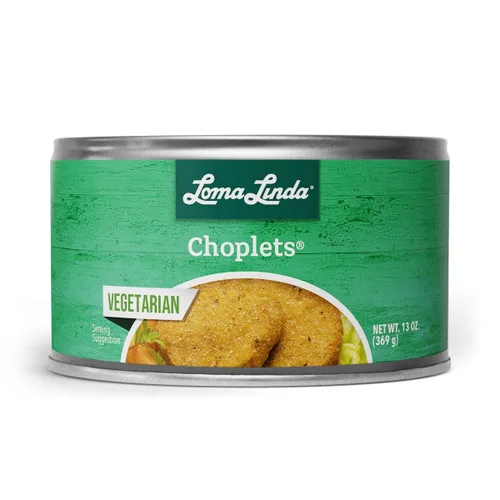 Vista 2 de Loma Linda - A base de plantas - Choplets (13 onzas) (paquete de 3)