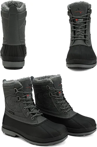 Vista 6 de NORTIV 8 Botas de nieve impermeables para hombre