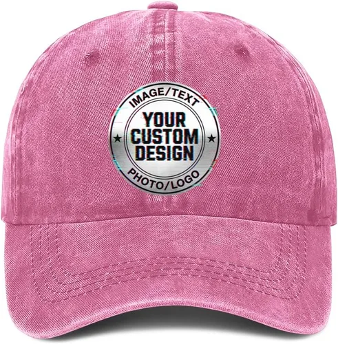 Vista 25 de Sombrero personalizado a granel Agregue su propio diseño aquí Sombreros personalizados Gorra de béisbol personalizada Hombres y mujeres