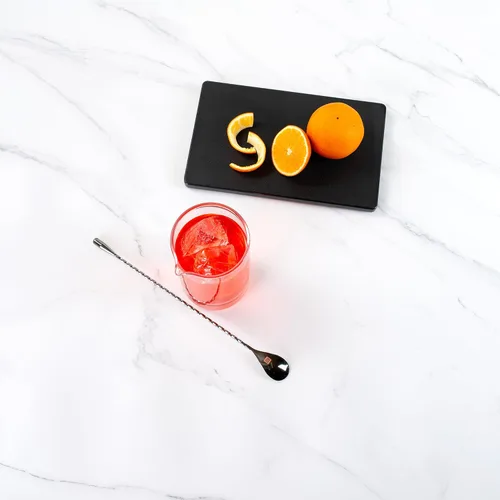 Vista 9 de Restaurantware Bar Lux - Cuchara de barra de 12 pulgadas, 1 cuchara agitadora de cóctel con mango de sacacorchos, cuchara mezcladora larga de acero
