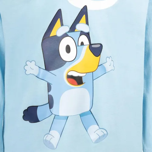 Vista 5 de Bluey Paquete de 3 camisetas gráficas de manga larga para niños