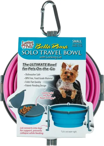 Vista 15 de Loving Pets Bella Roma - Cuencos plegables para perros, cuencos de silicona para perros, cuenco plegable, artículos esenciales para cachorros