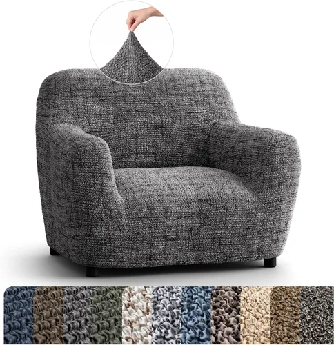 Vista 14 de PAULATO BY GA.I.CO. Funda para silla – Funda elástica para sillón – Funda de sillón para mascotas y niños – Fundas suaves para silla – Protector