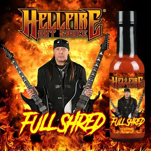 Vista 4 de SALSA CALIENTE DE HELLFIRE DAVID SHANKLE'S COMPLETO SHANKLE DAVID SHANKLE SUPER SHRED NEO-CLÁSICO VIRTUOSO GUITARRISTA EX-MANOWAR, ACTUALMENTE
