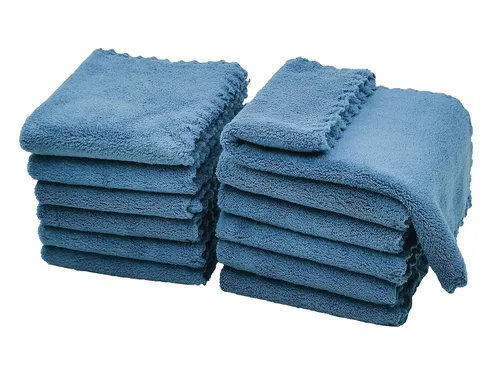Vista 10 de Paños de microfibra para bebé de Kyapoo, paquete de 12 unidades, 12 x 12 pulgadas, coral, extra absorbentes y suaves para recién nacidos, bebés