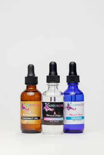 Vista 2 de Kaleidoscope Miracle Drops de absorción rápida combate el cuero cabelludo seco (paquete de 2) Suero para el cuero cabelludo de absorción rápida