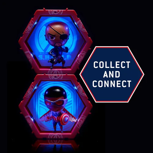 Vista 6 de Wow! PODS Colección de los Vengadores de Marvel – Nick Fury Figura de cabeza de juguete de superhéroe iluminada Juguetes coleccionables