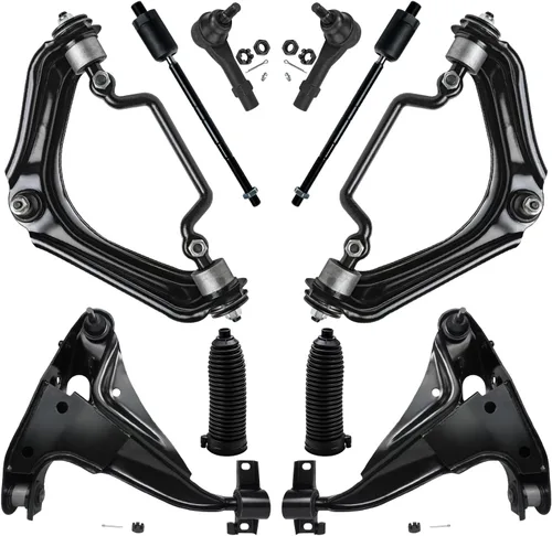 Vista 664 de Detroit Axle - Kit de suspensión frontal de 10 piezas para Dodge Avenger 2008-2014, Chrysler Sebring 2007-2010, 2 brazos de control inferiores, 2