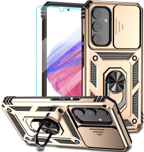 Vista 11 de Funda para Samsung Galaxy A54 5G, con protectores de pantalla y funda para cámara, [grado militar] 16 pies. Funda a prueba de caídas con función