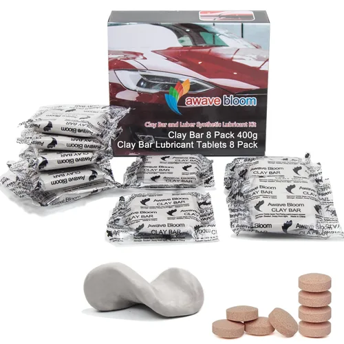 Vista 9 de awave bloom Barras de arcilla para coches de 400g para detalles automáticos y tabletas lubricantes de barra de arcilla 8 unidades (1 unidad = 16 oz)