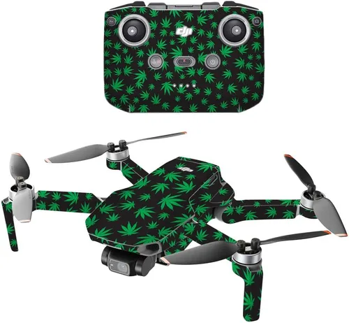 Vista 8 de MightySkins Compatible con DJI Mini 2 Dron portátil – Nubes de caramelo Funda protectora de vinilo duradera y única Fácil de aplicar, quitar