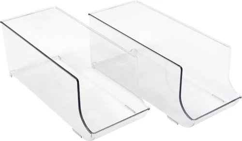 Vista 5 de Dial Industries - Dispensador de latas de soda para refrigerador, transparente