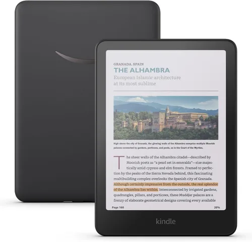 Vista 2 de Presentamos Amazon Kindle Colorsoft (16 GB): Con pantalla en color y luz cálida ajustable. Sin anuncios. Negro con 3 meses de Kindle+