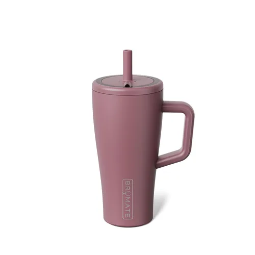 Vista 19 de BrüMate Era Vaso Térmico de 20 oz con Asa y Pajilla Vaso Térmico Aislante 100% A Prueba de Fugas con Tapa y Pajilla Hecho de Acero Inoxidable