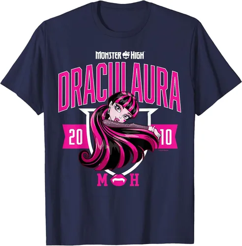 Vista 7 de Monster High -Camiseta Colegiada Draculaura Gris asfalto