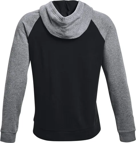 Vista 5 de Under Armour Sudadera con capucha Rival Wordmark Colorblock para hombre