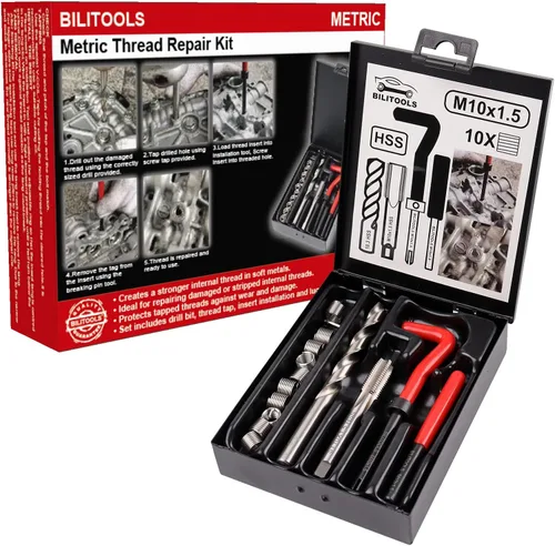 Vista 17 de BILITOOLS - Kit de reparación de roscas helicoidales métricas