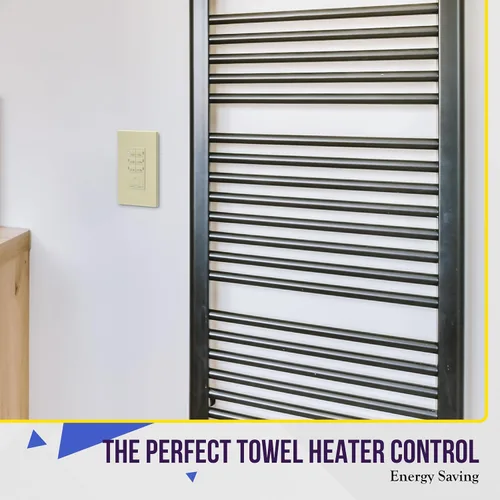 Vista 4 de Enerlites Interruptor temporizador de cuenta regresiva para ventiladores de baño y luces del hogar, configuraciones de 1-5-10-15-20-30 minutos