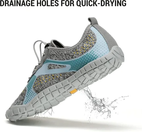 Vista 4 de NORTIV 8 Zapatos de agua para hombre, descalzos, atléticos, ligeros, deportivos, para el aire libre, natación, pesca, senderismo, buceo, surf
