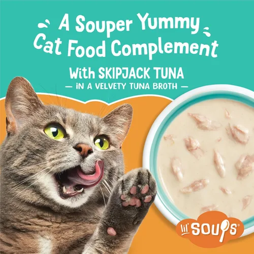Vista 2 de Purina Friskies Lil' Soups Lil' Grillers & Lil' Slurprises complemento alimenticio para gatos