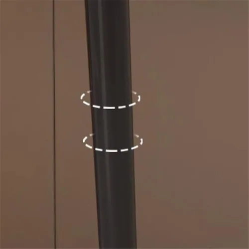 Vista 3 de Tocador con espejo iluminado, estilo simple, moderno, estándar, escritorio de madera, 2 cajones, tocador de maquillaje para dormitorio, vestidor