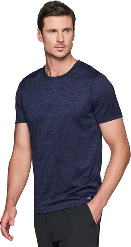 Vista 4 de RBX Active - Camiseta de manga corta con cuello redondo para hombre