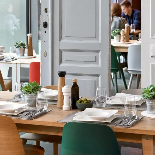 Vista 5 de Villeroy & Boch New Wave - Plato llano, 10.5 pulgadas, color blanco