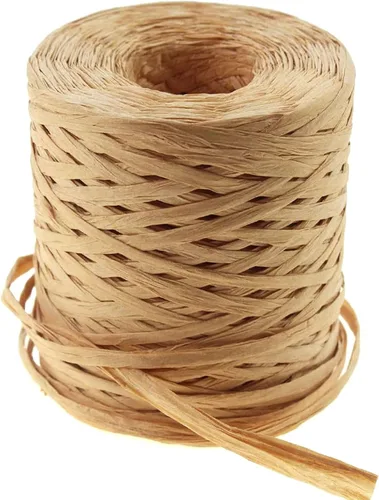 Vista 7 de Cinta de papel de rafia de 218 yardas para manualidades, 1/4 pulgadas por 218 yardas