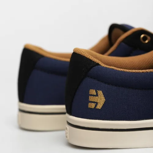 Vista 5 de Etnies Jameson 2 Eco Sustainable Skate Style, Reinforced Cupsole, Cushioned Feel, Everyday Sneakers, Vegan Negro/Azul