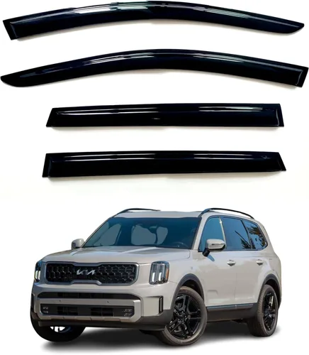 Vista 13 de 4 deflectores de ventana para Honda CRV CR-V 2007-2011, cromados