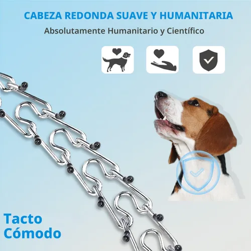 Vista 5 de Collar de perro sin tirones, tamaño ajustable con hebilla de liberación rápida para perros pequeños, medianos y grandes