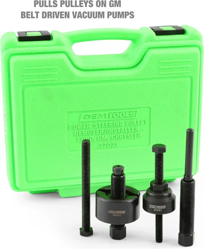 Vista 7 de OEMTOOLS Kit de extractor e instalador de polea de dirección asistida, remueve e instala poleas de bomba de dirección asistida en la mayoría