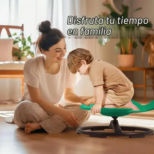 Vista 3 de Sensory Spinning Chair for Autistic Kids, Autism Sensory Products Verde oscuro