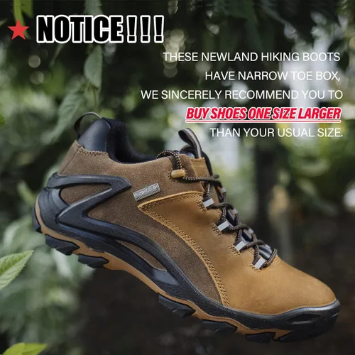 Vista 2 de ROCKROOSTER Farland - Zapatos de senderismo impermeables para hombres, zapatos de senderismo antideslizantes de 4 pulgadas, antifatiga, cómodos