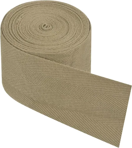 Vista 212 de PATIKIL Cinta de sarga de algodón de 1 pulgada, 50 yardas, cinta de algodón, cinta de encuadernación al bies, cinta de espiga para costura, Verde