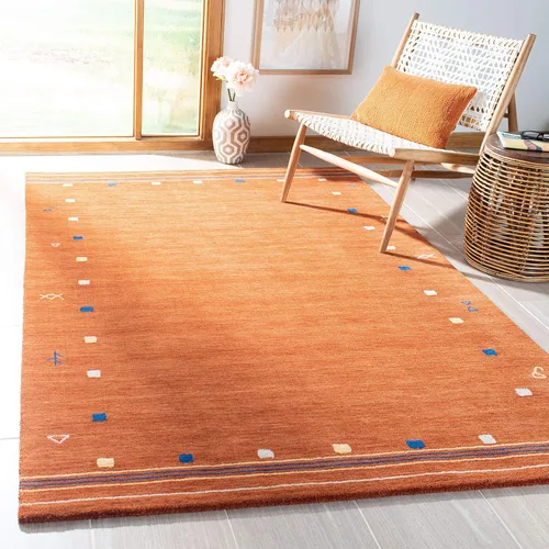 Vista 13 de SAFAVIEH Himalaya Collection - Alfombra de pasillo, 2.3 x 6 pies, azul, hecha a mano, de lana tribal bohemia, ideal para zonas de alto tráfico