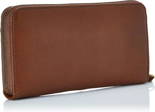 Vista 2 de Fossil Cartera de cuero Tara con cremallera para mujer