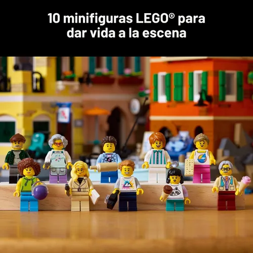 Vista 5 de LEGO Ideas Italian Riviera - Juego de construcción para adultos – Decoración para el hogar y la oficina para hombres y mujeres a partir de 18 años