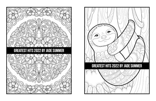 Vista 18 de Greatest Hits An Adult Coloring Book with the 100 Best Pages from the Jade Summer Collection