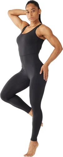 Vista 5 de LOVESOFT Body sin mangas para mujer, overol de baile, sin espalda, bodycon, para entrenamiento, yoga